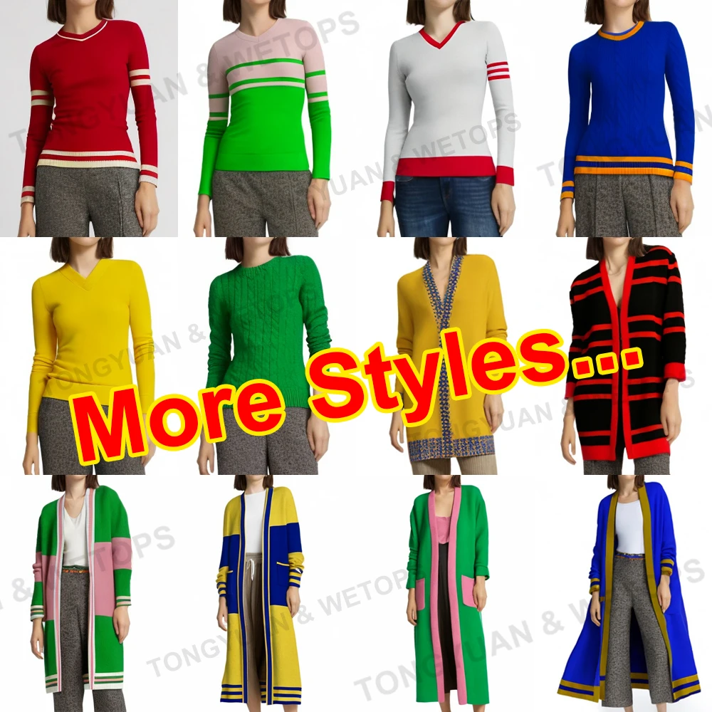 Sweater Manufacturers Factory Custom Knit Greek Chunky Cable Pullover Women Sweater Plus Size Cotton Acrylic Knitwear Clothing