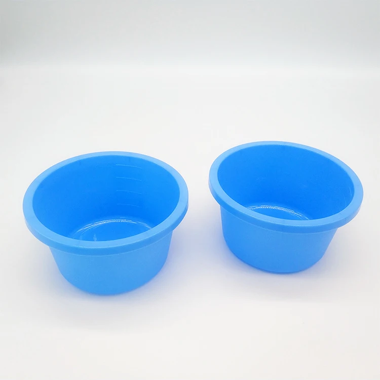 Medical grade blue gallipot wholesale cheap price plastic medical gallipot