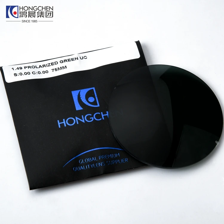 HONGCHEN Factory Wholesale Anti Glare 1.499 Polarized CR39 Lens UV Protection Eyeglasses Optical Lenses
