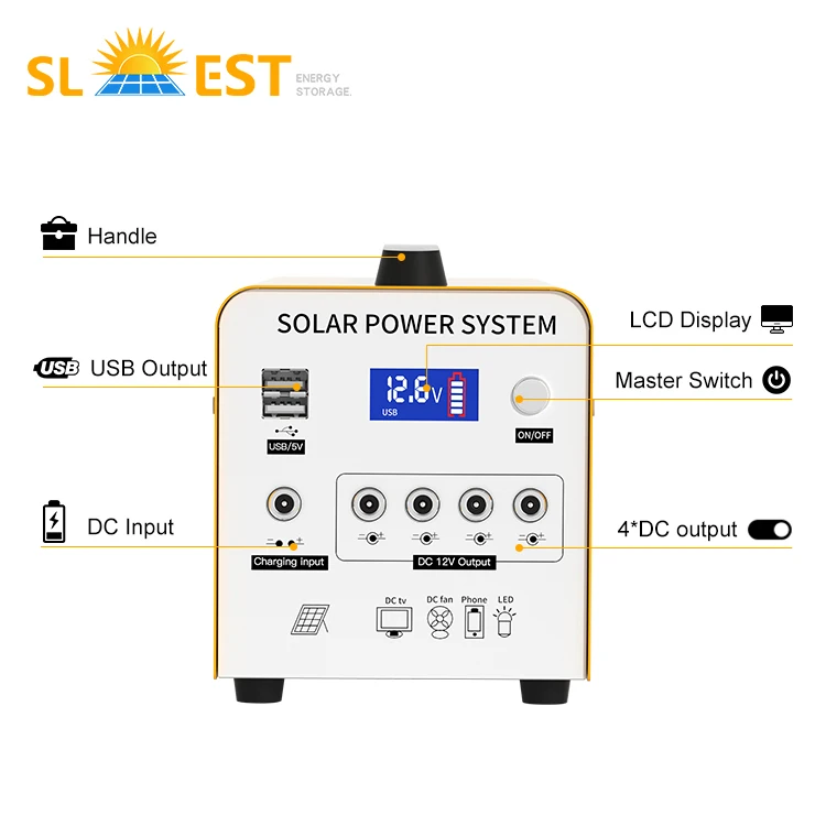 Good Quality Battery for Solar System Environmental 10w 20w  50w Easy Carry Emergency Solar Power System