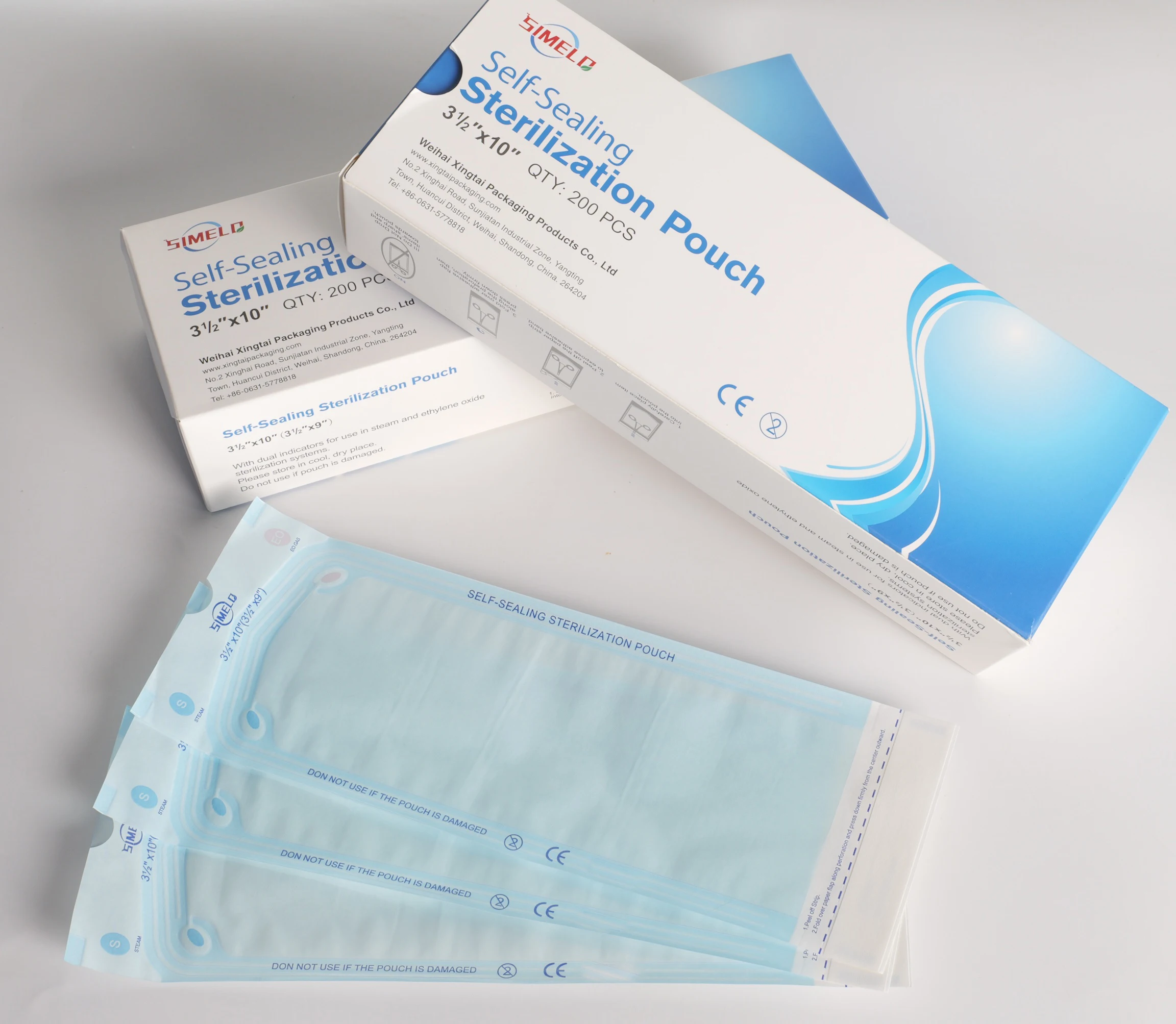 large size medical sterilizer packaging self sealing sterilization pouch self sterilization pouches for dental autoclave