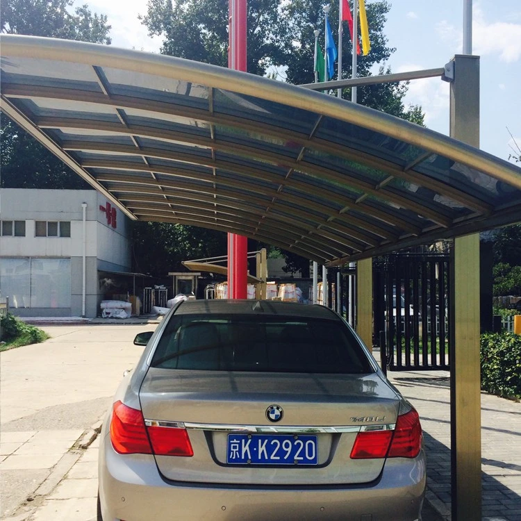 Автомобильный парковочный тень звукоизоляционный Одноместный навес для автомобиля наружный алюминиевый