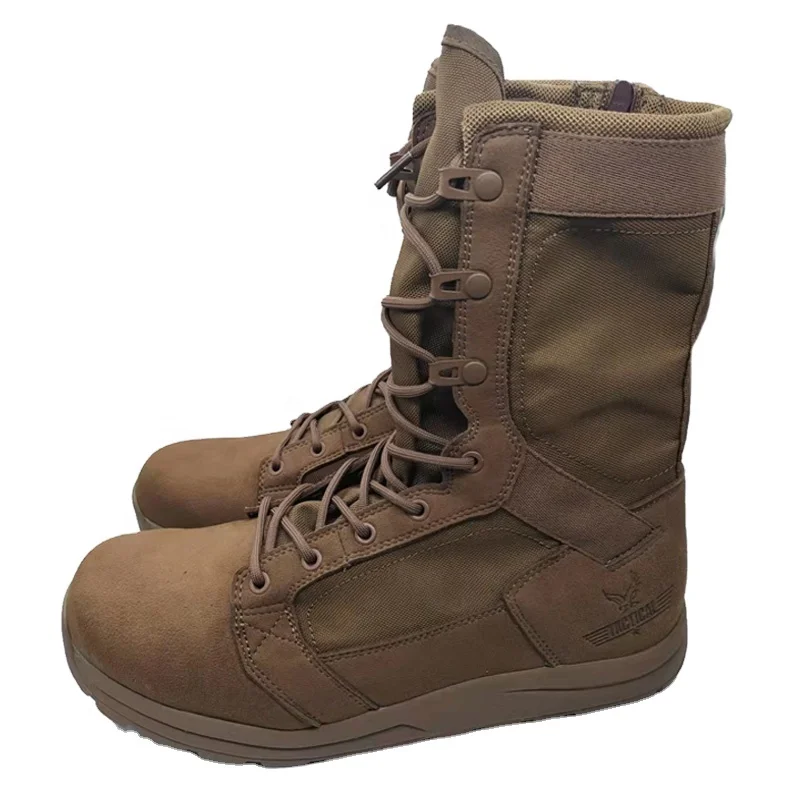 Men shoes 2022 leather walking style shoes factory boots tactical boots men