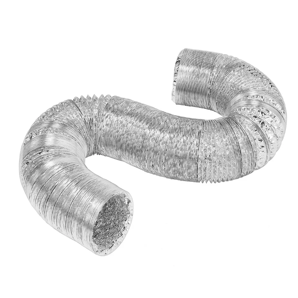6 Inch2M Flex Air Aluminum Duct for Ventilation, Long Heavy-Duty Multi-Layer Dryer Hose Vent Kit, Duct Fan Systems