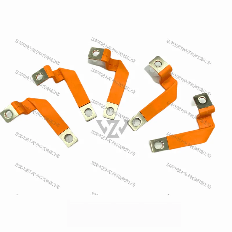 Epoxy Resin Nickel coated soft Busbars flex copper bus bar for electric forklift battery