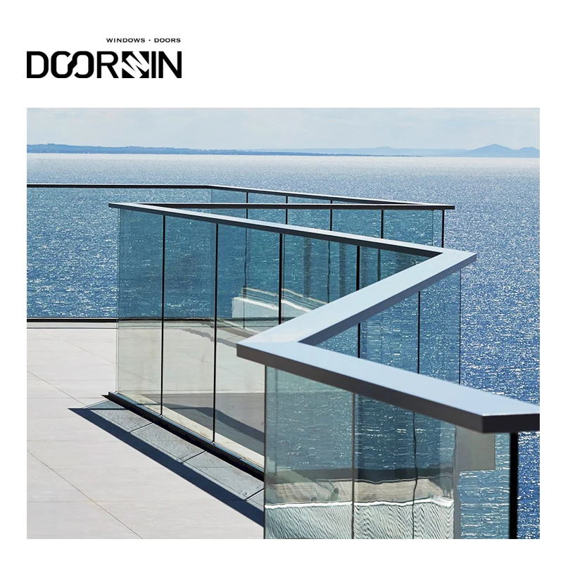 Australia Modern Design Swimming Pools Glass Railing Spigot Safety Fence For Pools