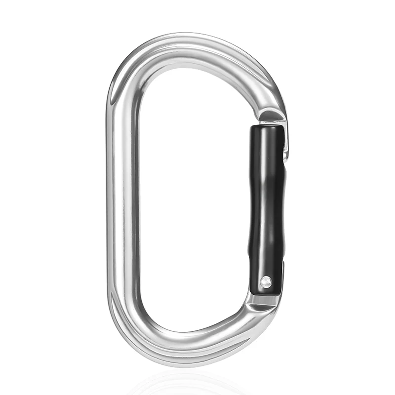 JRSGS CE Certified 25KN 0-Shaped Carabiner Manufacturer Spring Snap Hook Climbing Aluminum clip Outdoor Sports S7108C