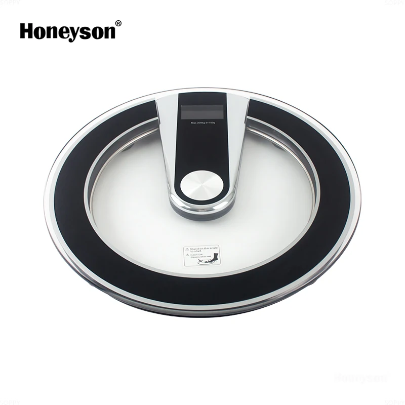 Honeyson 200 кг стеклянные весы для ванной комнаты для отеля