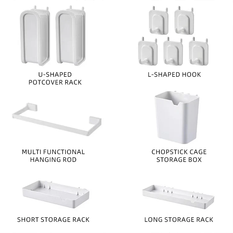 Factory Direct Plastic Pegboard Accessories DIY Combination Storage Set