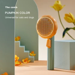 Hot Selling Pet Grooming Cleaning Brush Cat Pumpkin Brush Dogs Hair Slicker Pumpkin Pet Comb