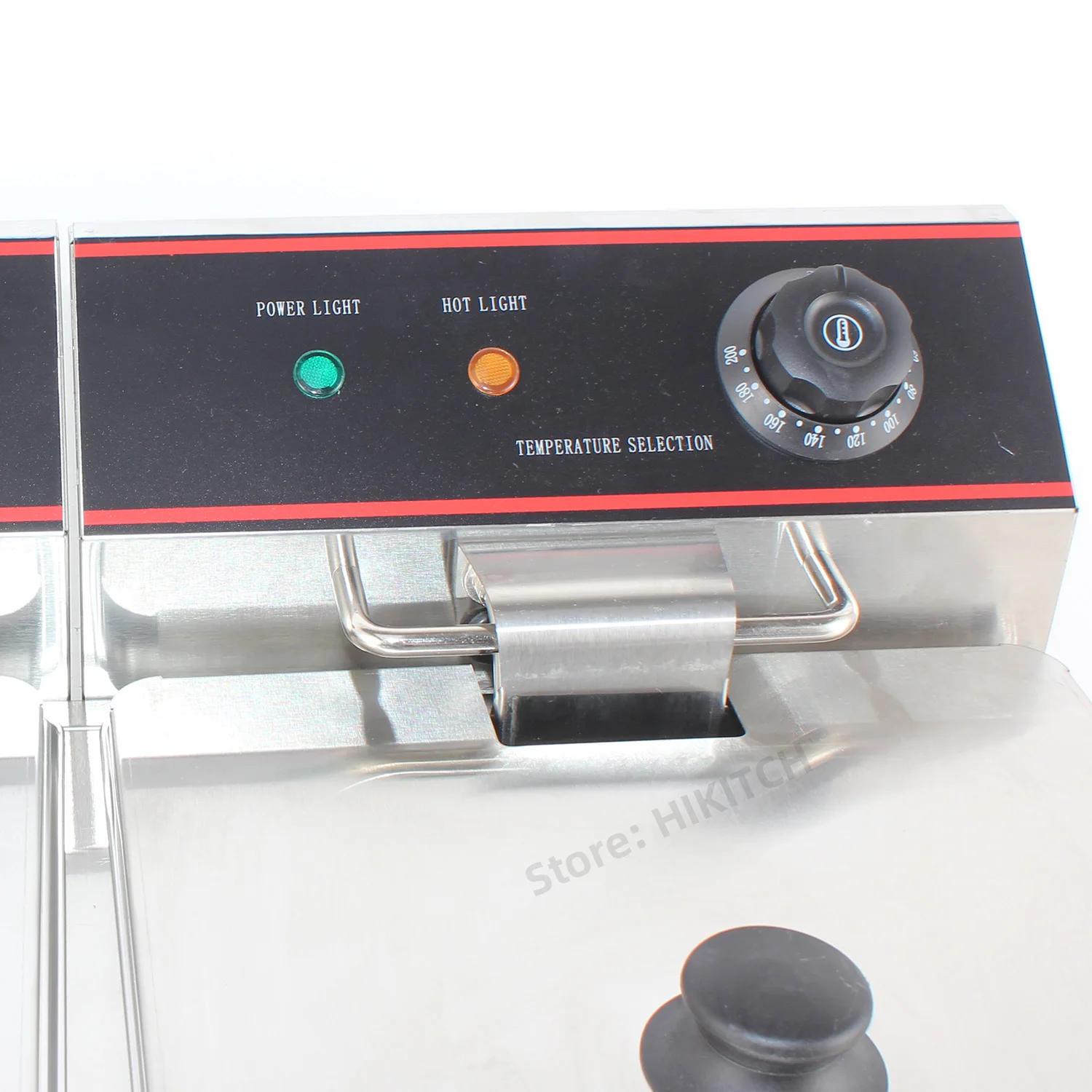 Top rated commercial electric double fryer EF6L-2 stainless steel stick food donut 12 liters oil fryer safe breaker manufacturer