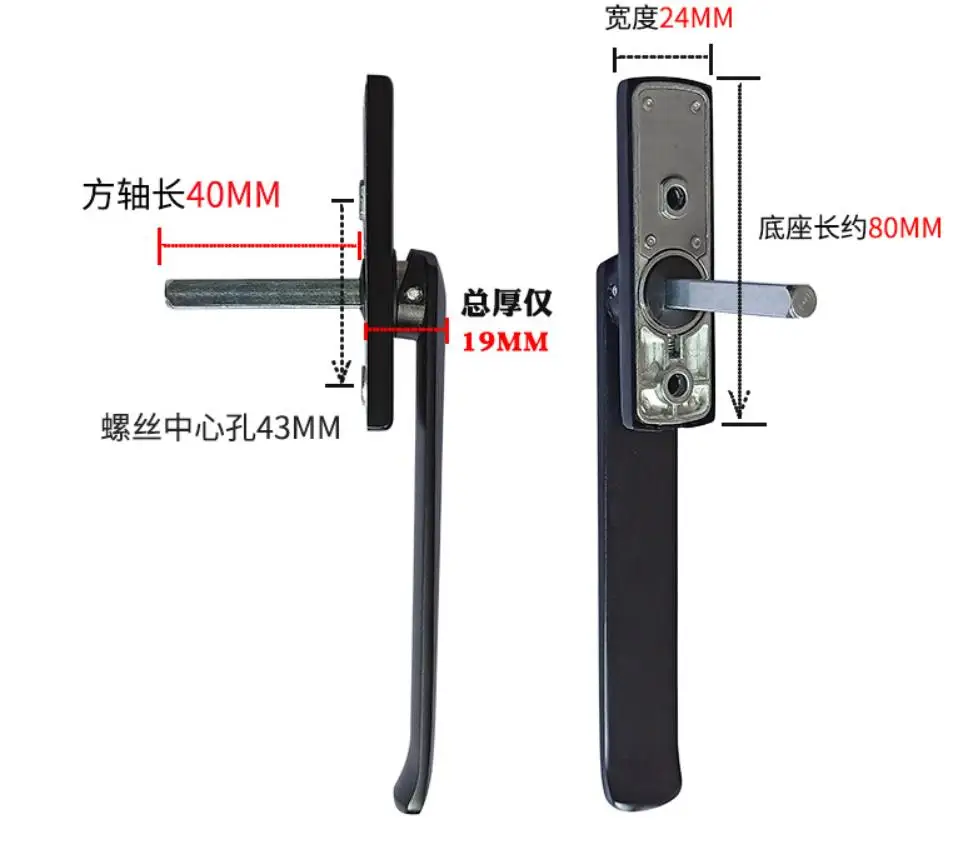 New Style Philippines market UPVC sliding window Handle