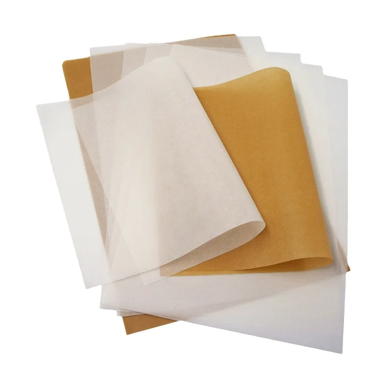 35gsm 38gsm 39gsm 40gsm Unbleached Double Sides Silicone Coated Parchment Baking Paper