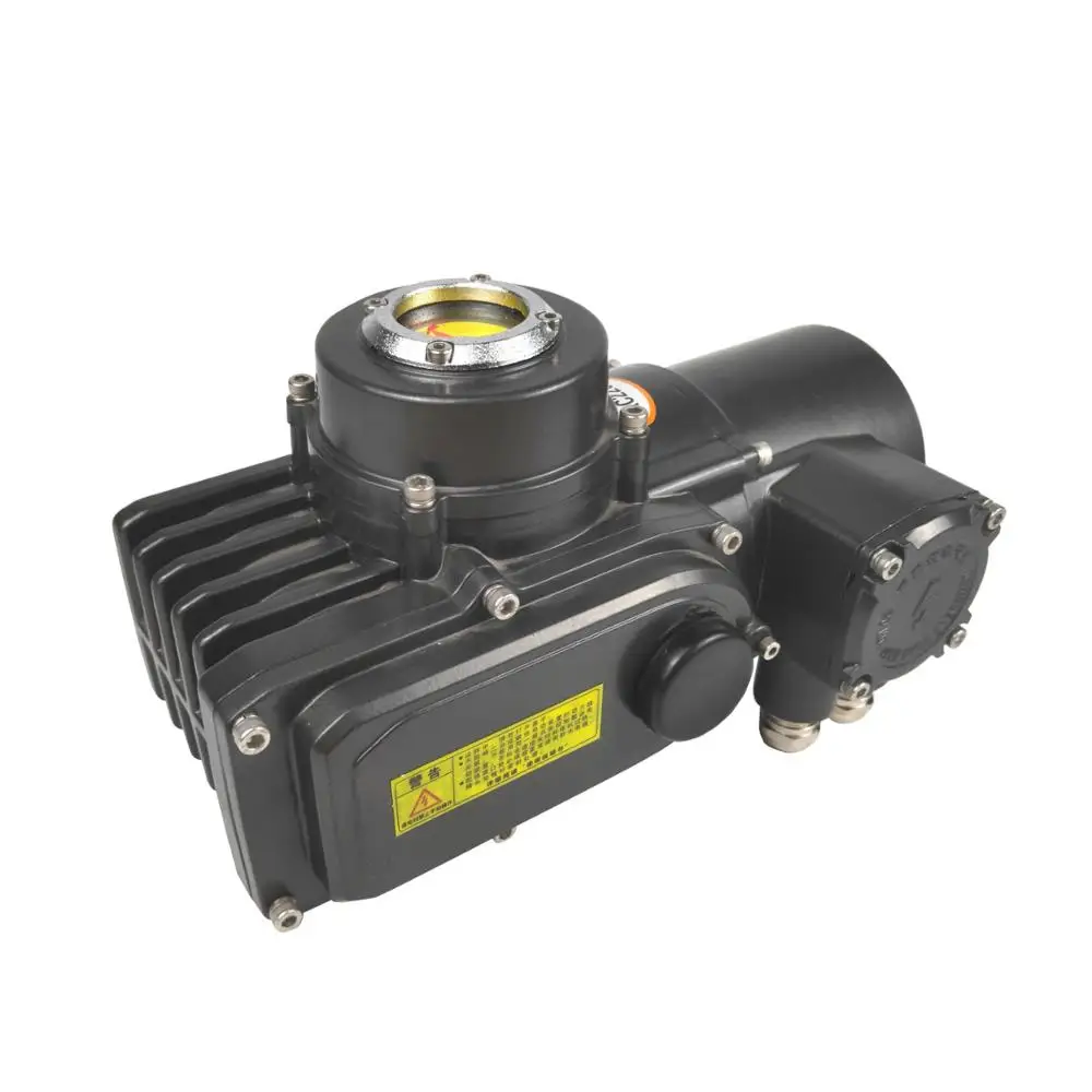 
with 4-20mA current signal multi-turn handle wheel trunnion ball valve 