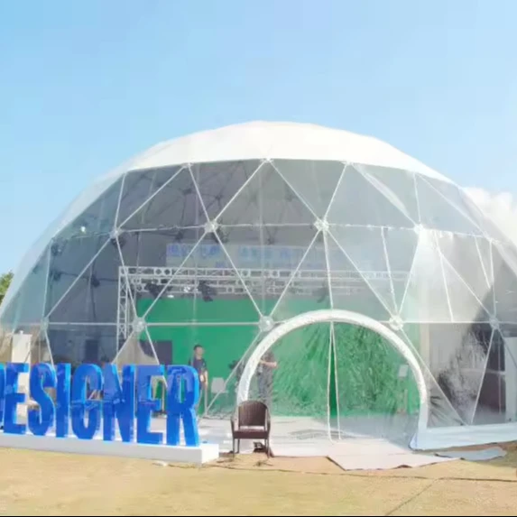 Transparent Camping Luxury hotel geodesic dome tent for sale for event Outdoor Glamping Tent Garden Igloo house