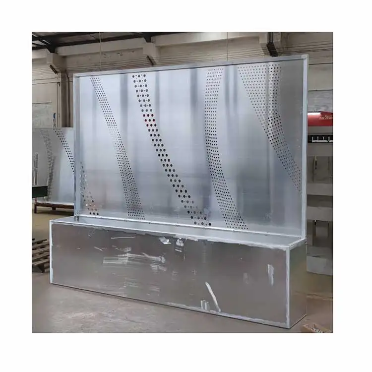 Corten Steel Large Cubic Flower Pots Aluminum Flower Pots Stainless Steel Flower Troughs Produced by China Supplier