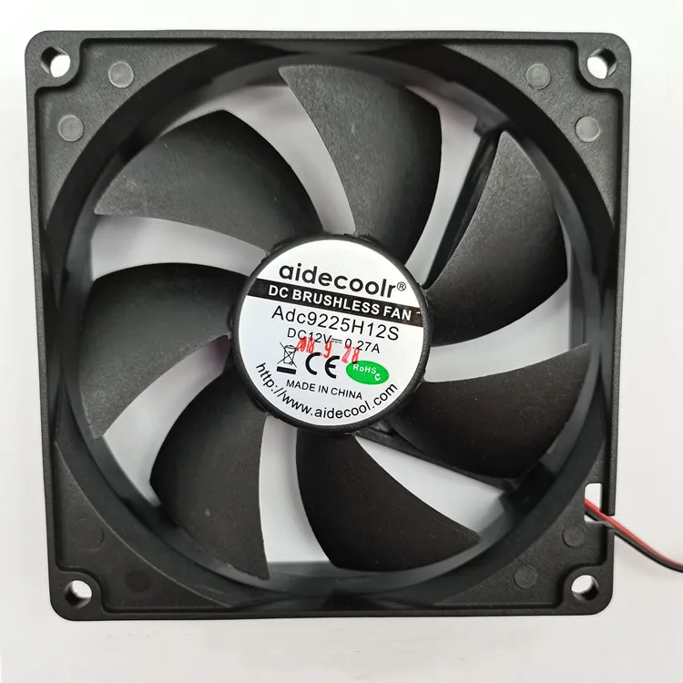 Original  92*92*25 mm New Stock 0.15A 6000RPM 12V 4Pin 9.2cm High Speed Axial Flow Cooling Fan FG PWM function
