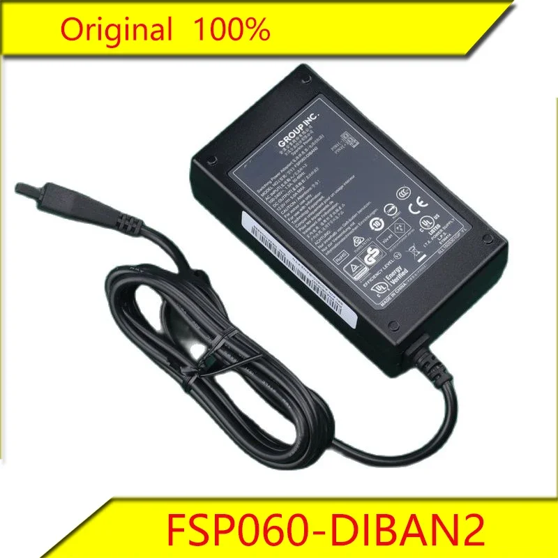 FSP060-DIBAN2 Power Supply FortiGate 60D 90D 30E 50E 60E 80E Snap Double Hole 12V3A5A Adapter Cable 12V 3A 5A