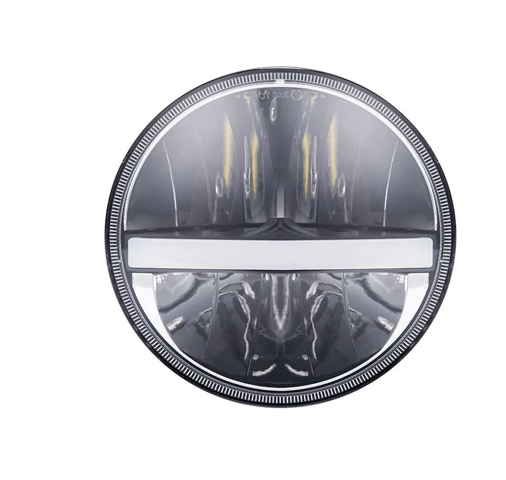 Автомобильные светодиодные фары 60w 12v 7 дюймов круглые светодиодные фары с высоким ближнего и дальнего света для джипов фары JK TJ Приглашаем посетить наших заказчиков выставку CJ 7 дюймов фары автомобиля