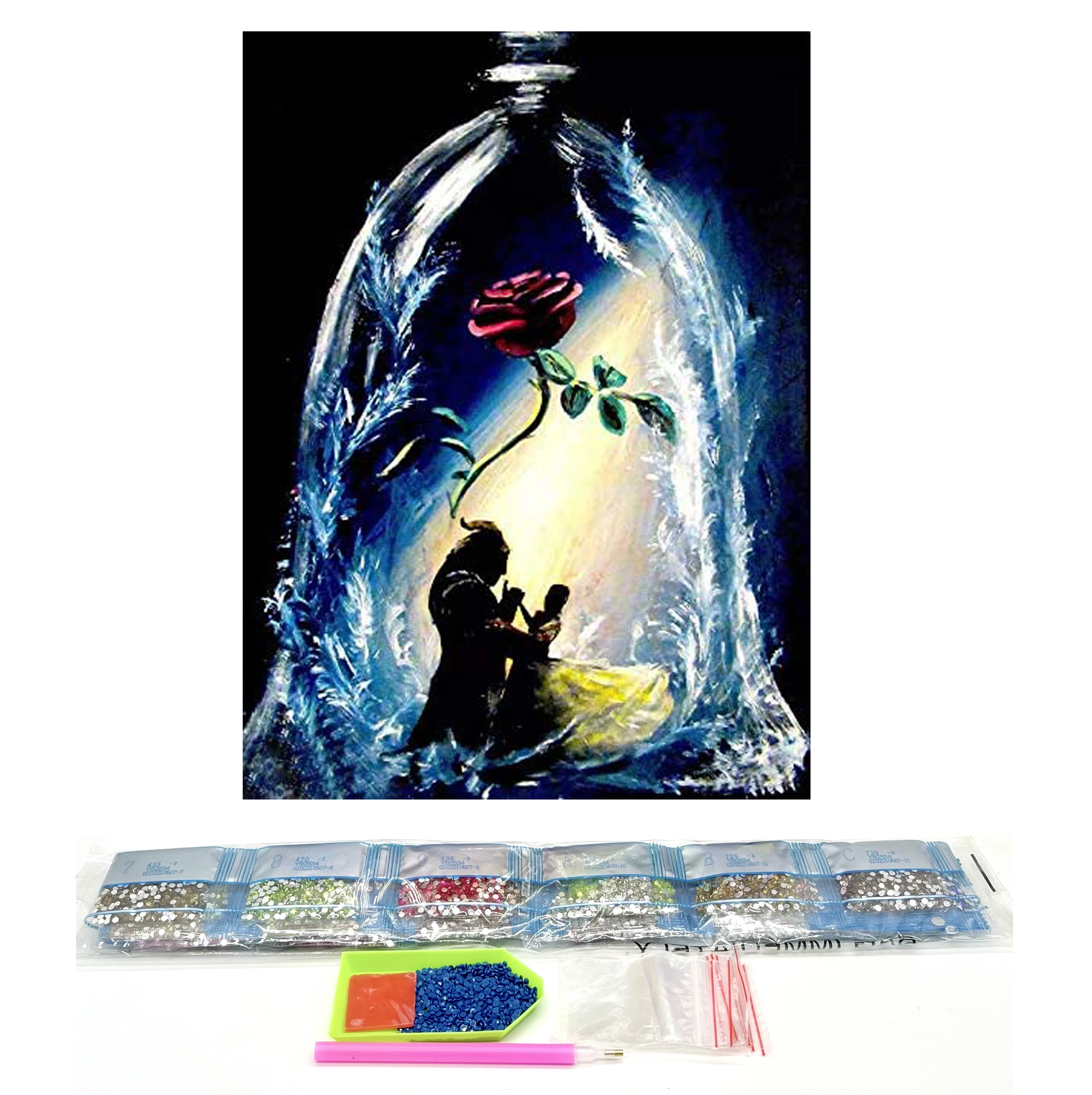 5D Diamond Painting Kits for Adults,Diamond Art with Full Tools Accessories Wall Decoration