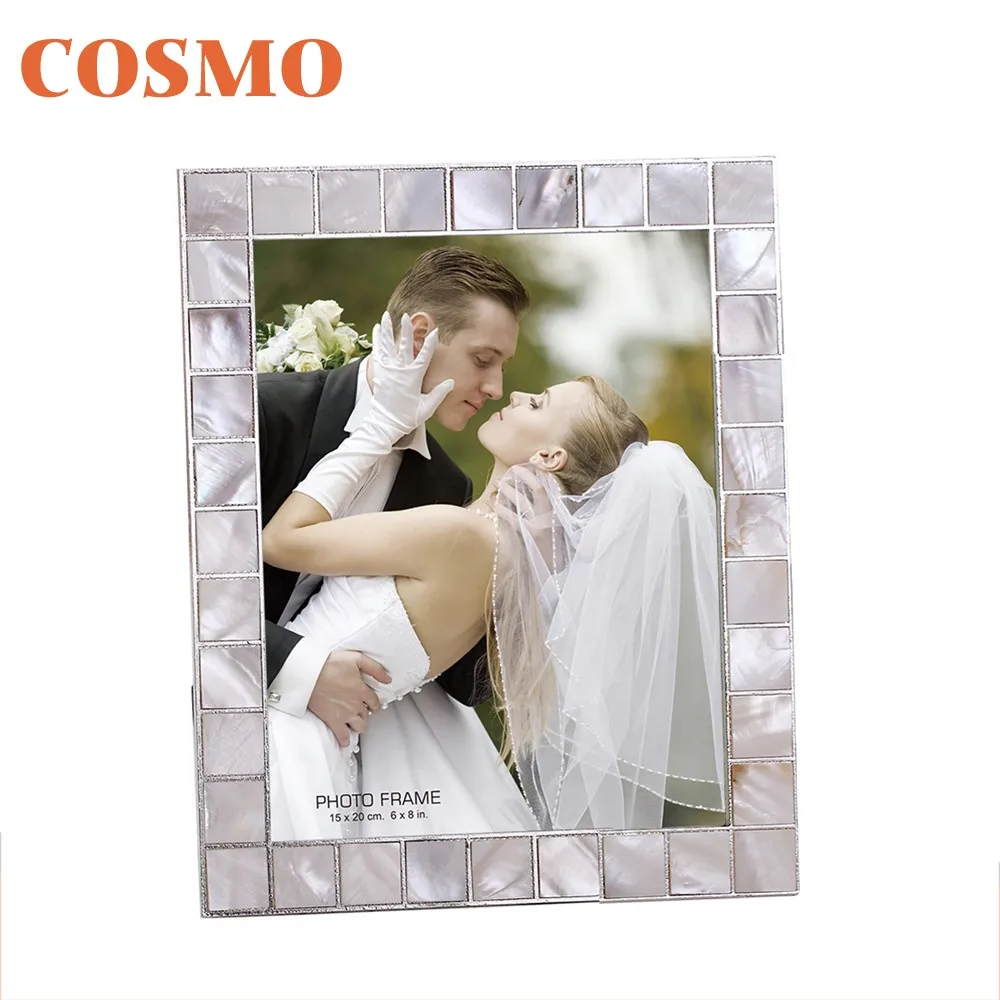 
Natural Handmade Polished Mother of Pearl Photo Frame 
