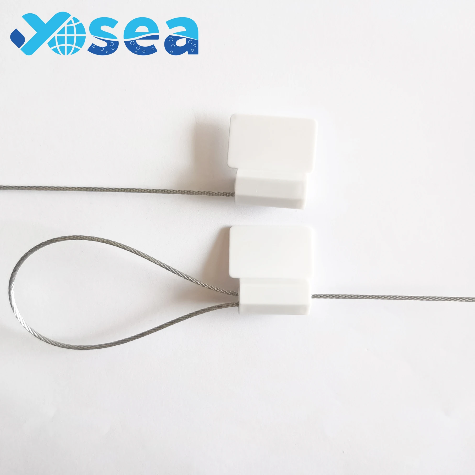 adjustable ez loc security pull tight cable wire seal lock with bar code