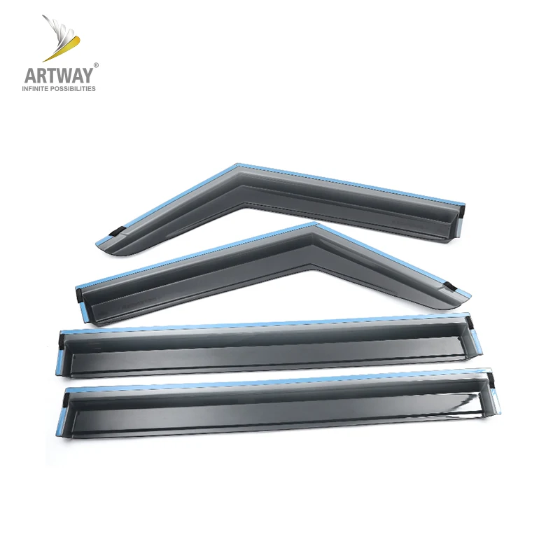 Black Plexiglass Window Visor Black Cover Car Accessories New Defender L663 Car Window Visors For Land Rover