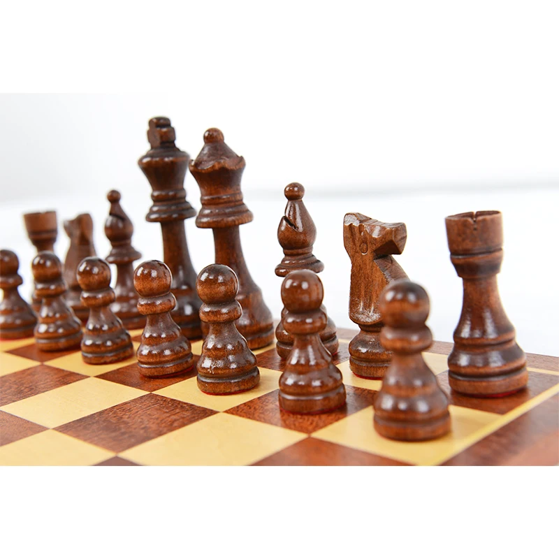2.5' High Quality Wooden Chess Set Board Economical and High Quality Chess Game Board