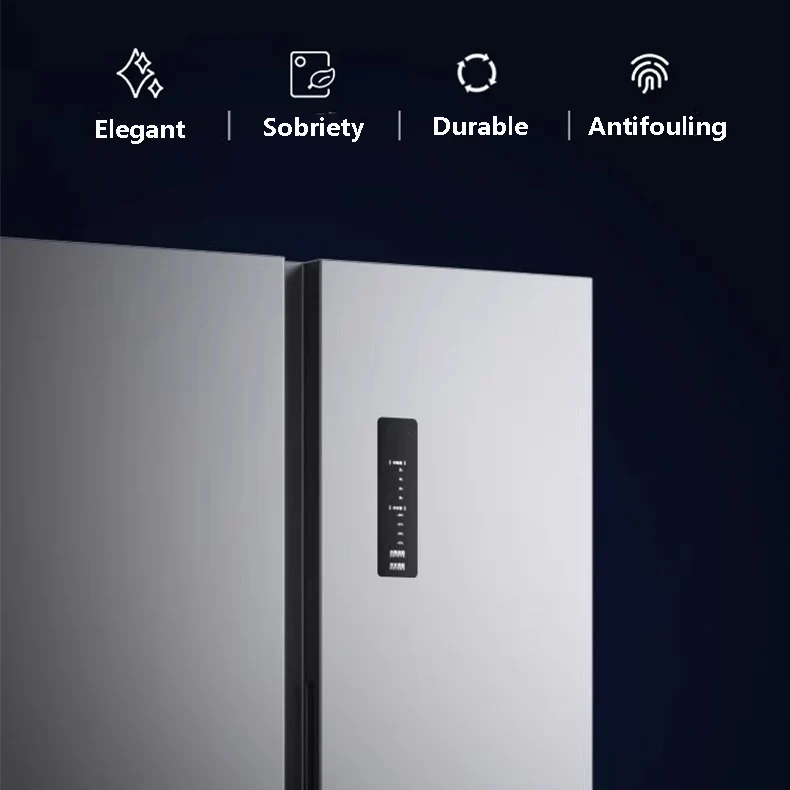 600L Side By Side Refrigerator Inverter System Total No Frost Ultra-thin Design