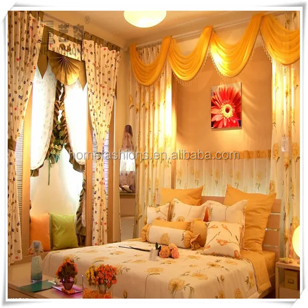 Затемняющие классические оконные шторы из тюля с вышивкой, с принтом, оптом