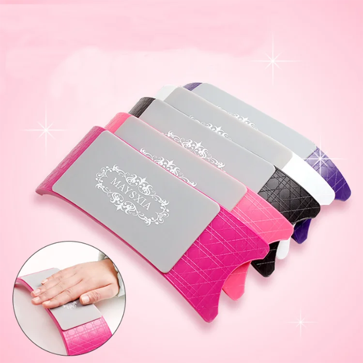 Wholesale 5Colors Private Label Rest Art Manicure  Salon Dedicated Suit Silicone Nail Hand Pillow