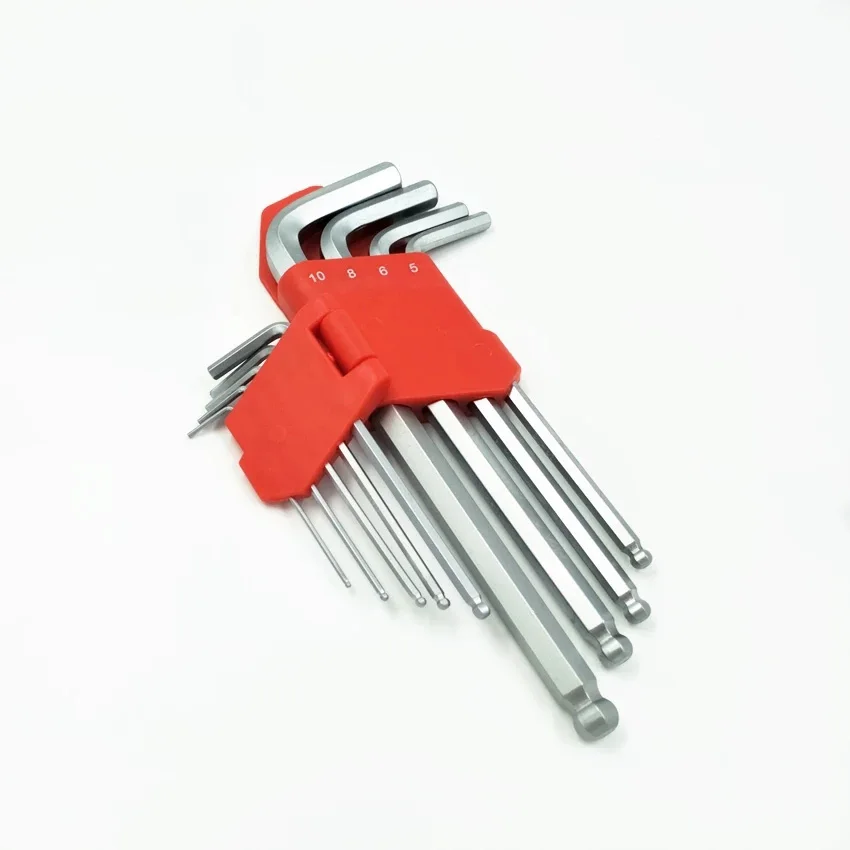 Набор шестигранных ключей 9 шт., Набор отверток с шестигранным ключом, Звезда Torx, тип L