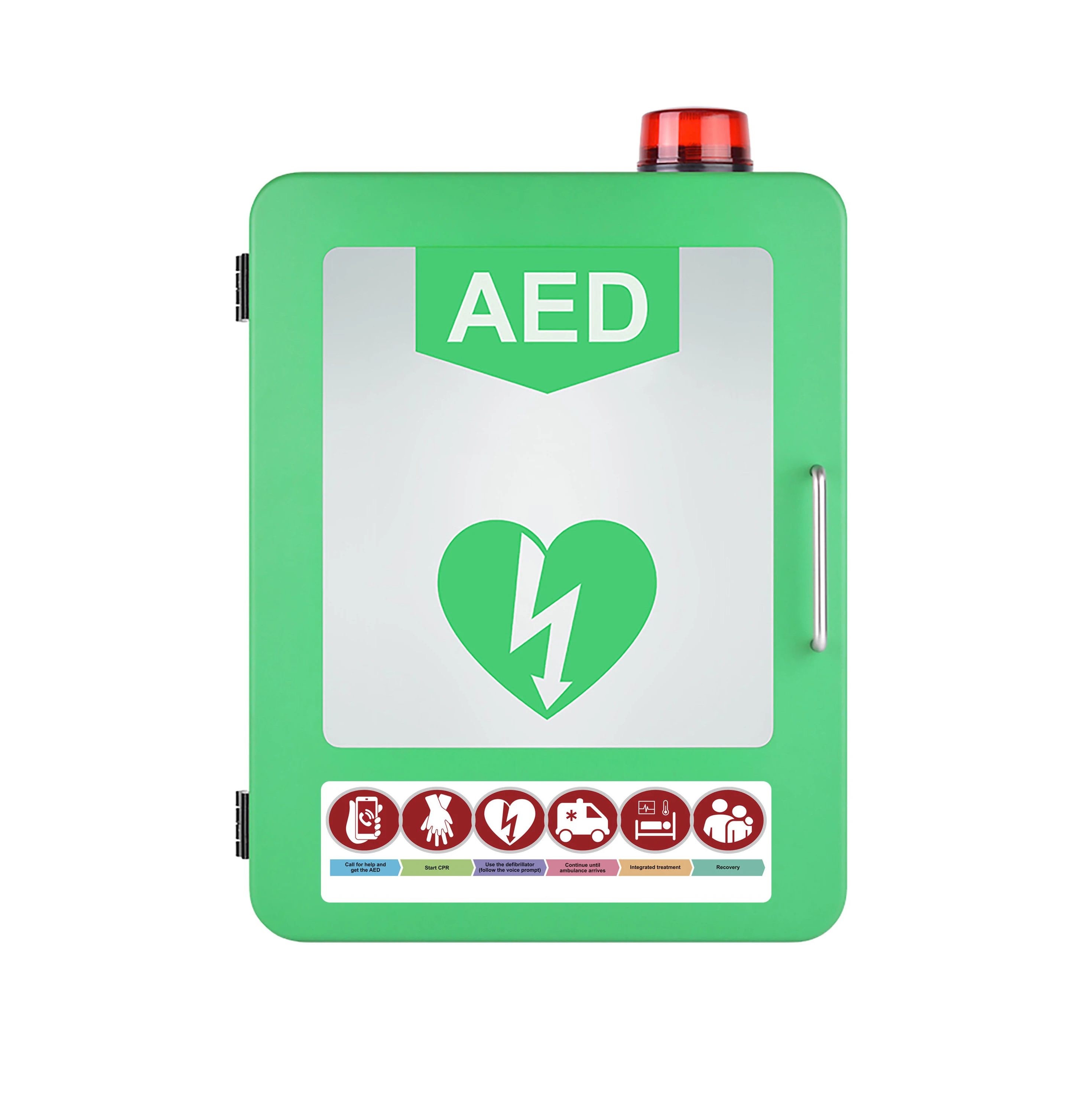 Fully stocked product Portable Aed Automated External Defibrillator machine With Aed Cabinet Outdoor Plastic Aed Cabinet box