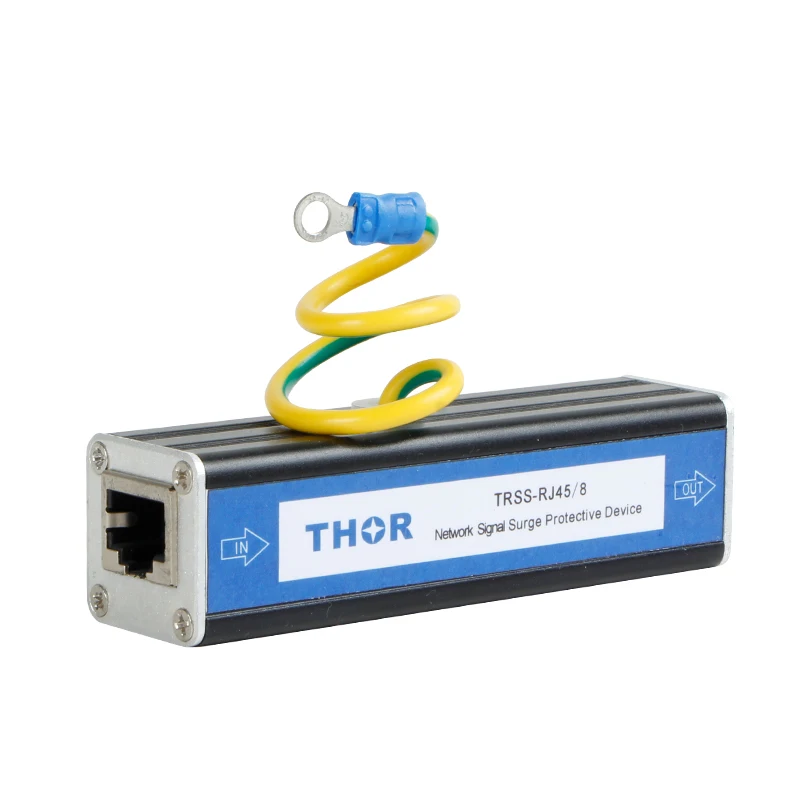 
Ethernet surge protector 1000M rj45 SPD poe lightning protector 