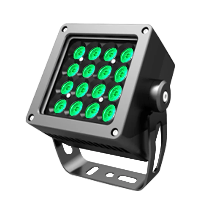 Квадратный светодиодный наружный прожектор IP67 RGBW DMX512 RGB фасадный 36 Вт 48 72 круглый