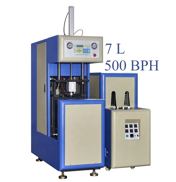 Sunflower Oil Bottle Maker Machine 3/5/7L Semi Automatic Pet Bottles Machine 1 Cavity