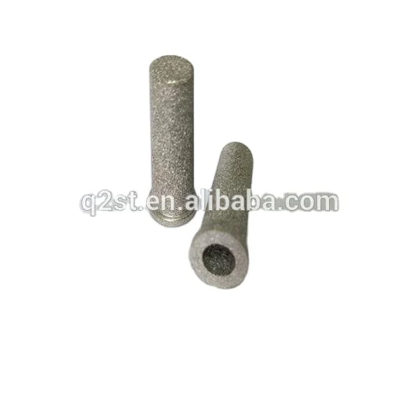 0.5-2-100micron sintered bronze powder stainless steel porous Strainer Pipe