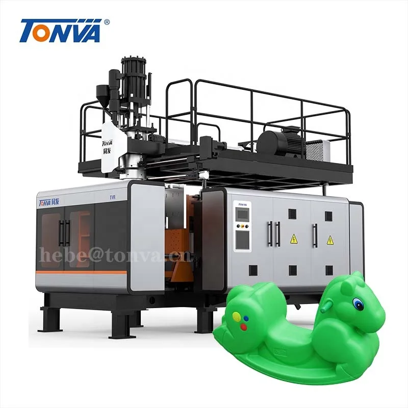 TONVA plastic HDPE rocking horse hobby horse making extrusion blow molding machine