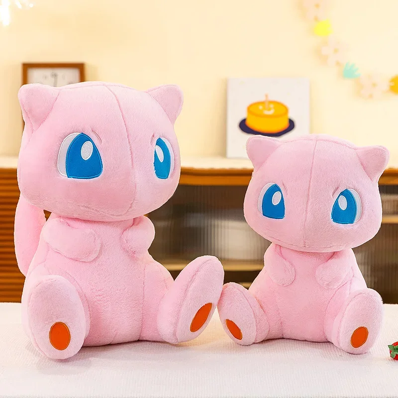 New Pokemones Mew Plush Cute Huge Toys Pink Mew Anime Doll Cute Stuffed Plushie Gift For Children Birthday Kids