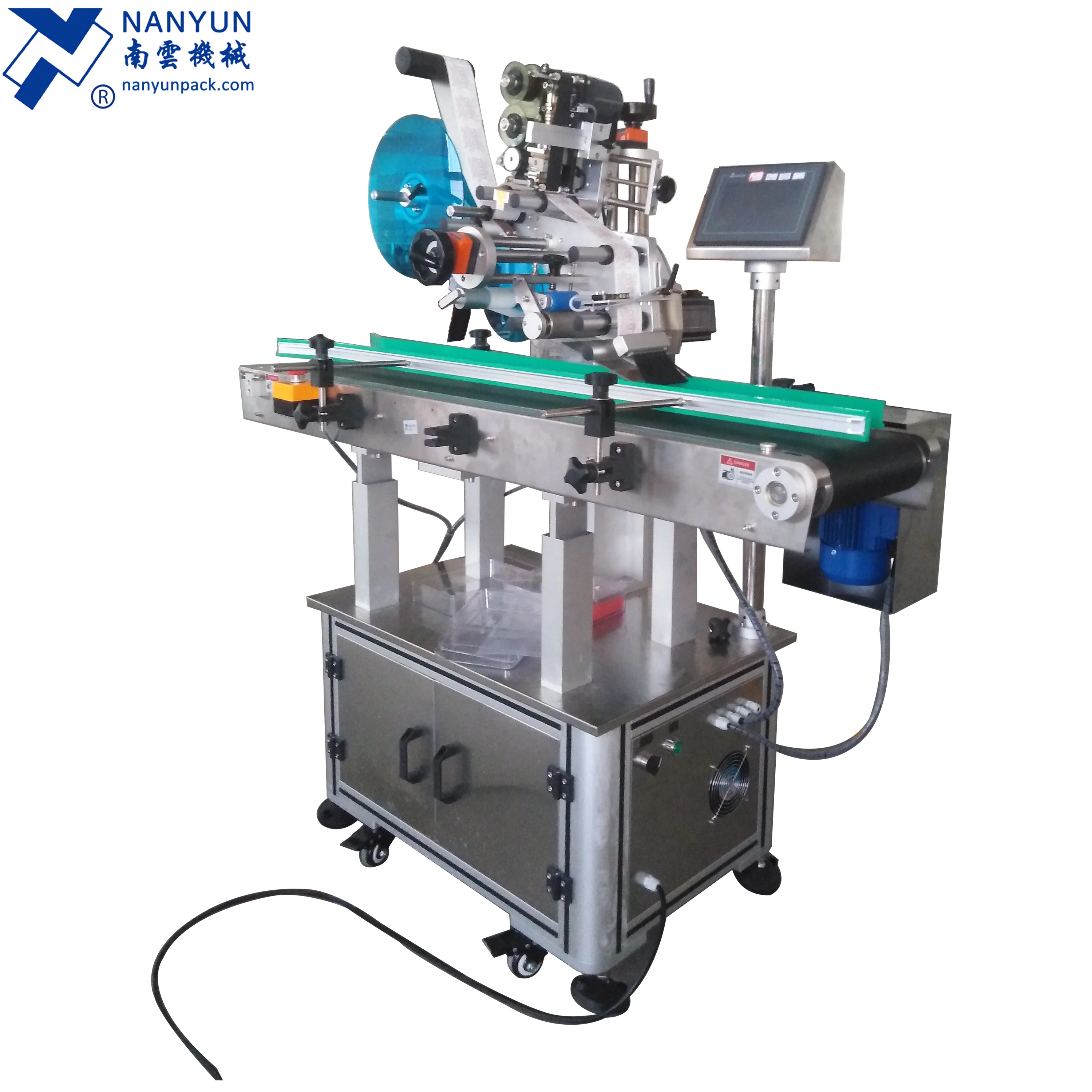 NY-817 Labeling Machine For Phone Case Pencil Notebook Mail Corrugated Box Oval Cup Package Horizontal Vertical Packing Machine