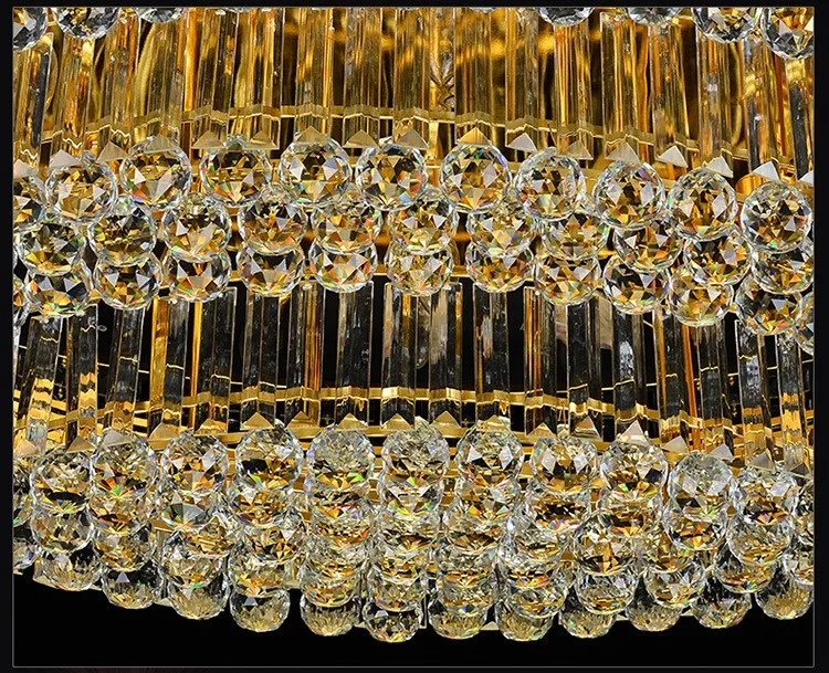 Living Room Lustre Large Design Led Modern Luxury Ceiling Light Crystal Ball Chandeliers & Pendant Lights