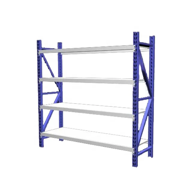 Peterack Q235B Metal Warehouse Rack Medium Duty Storage Shelf Heavy Equipment Warehouse Storage Metal Racking System