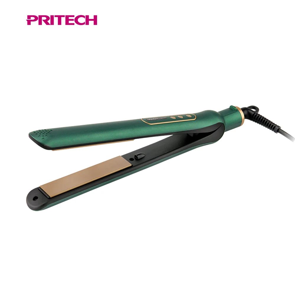 PRITECH   Ionic Hair Straightener Ceramic Coating Plate LED lamp Display Flat Iron