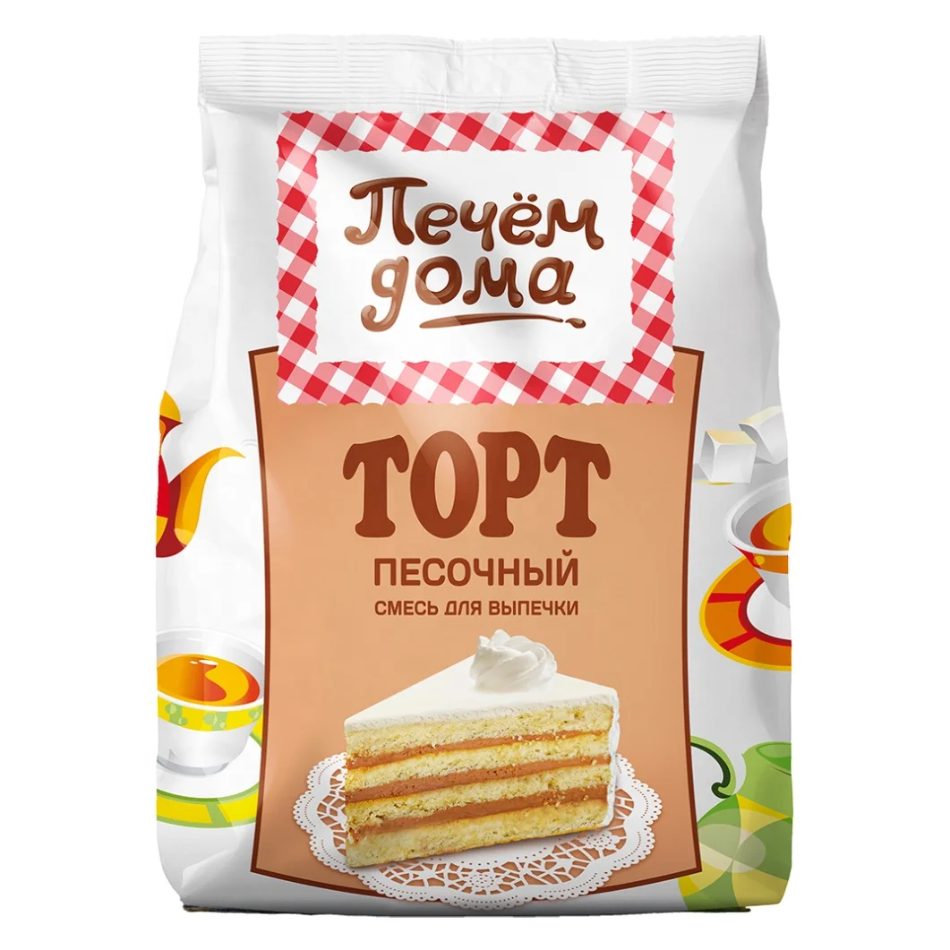  Pechem Doma смешанный порошок для песочного торта купить