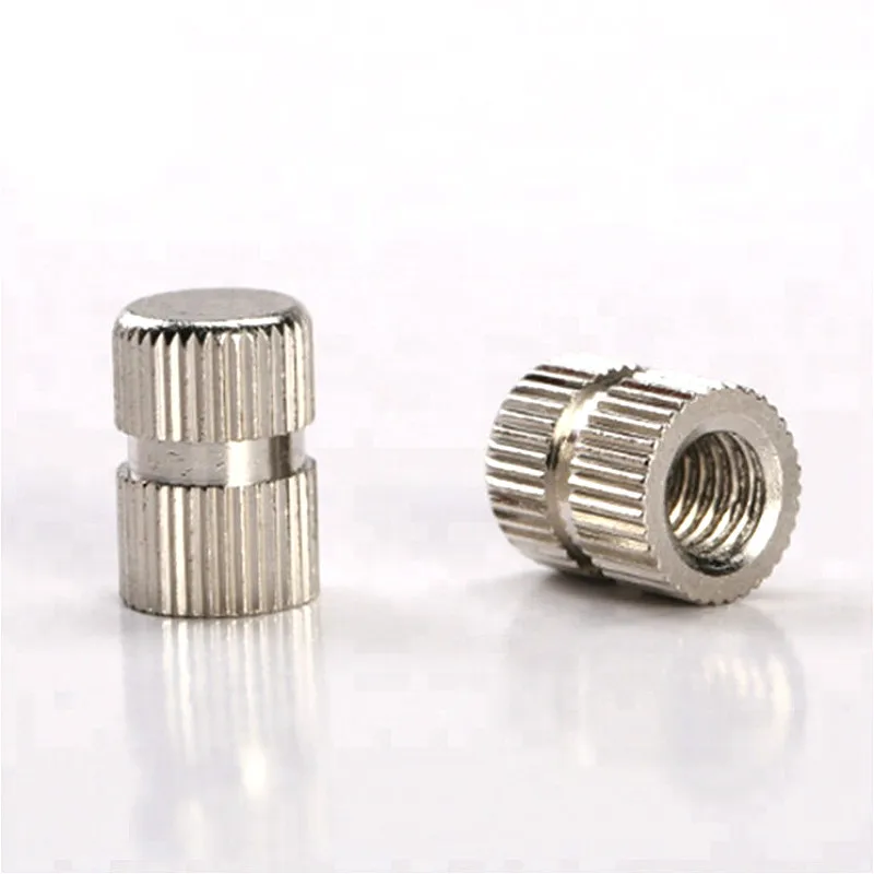 Stainless steel knurled insert nut Aluminum threaded insert/knurled nut for Plastic M2 M4 M6 M8