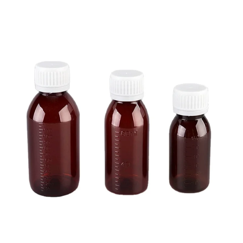 Maysure Pet Drug-grade Simple Syrup Bottle With Tamper Proof Bottle Caps For Syrup Liquid Medicine