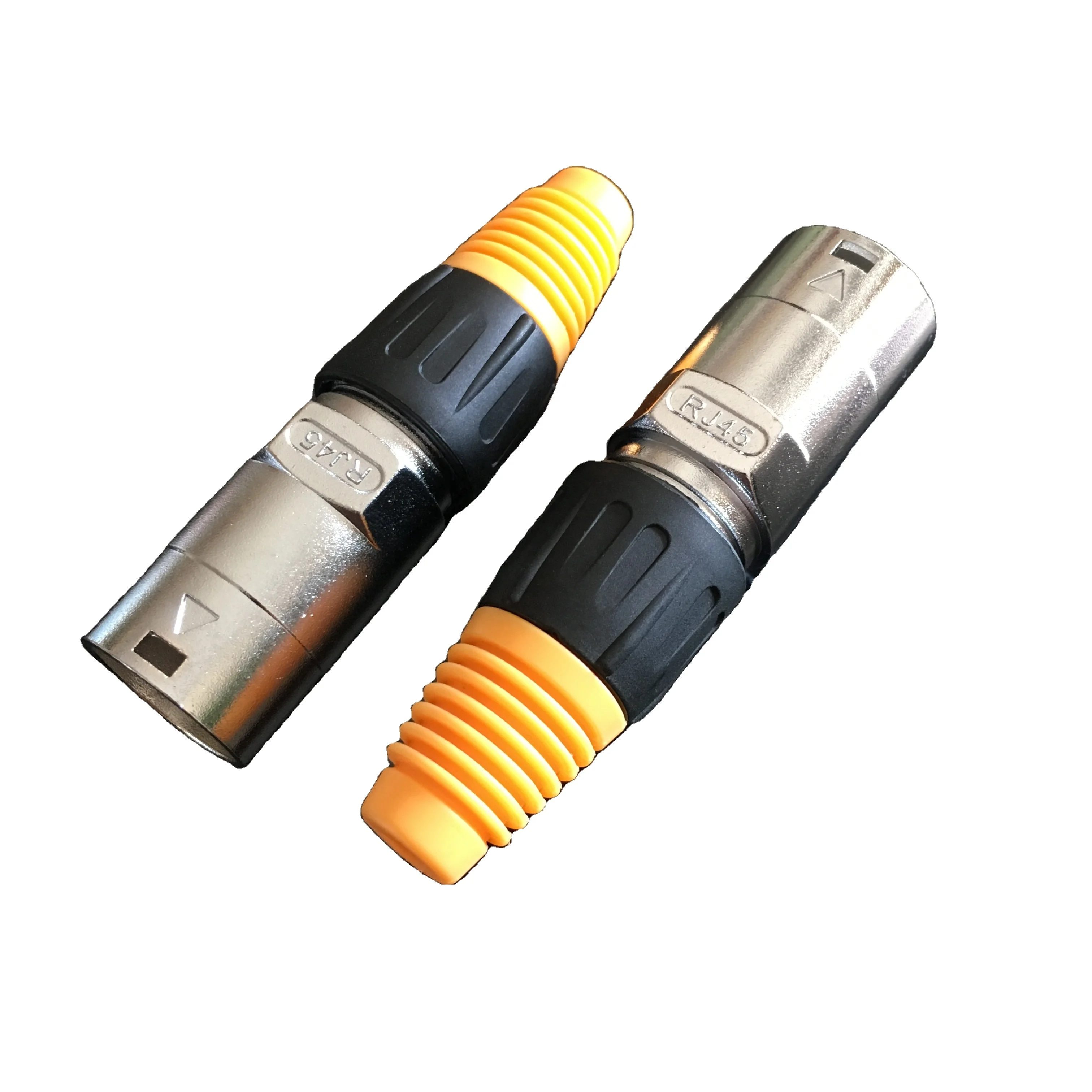 Pinnuo RJ45 Waterproof Metal Connector Male Plug IP65 RJ45 Waterproof Plug