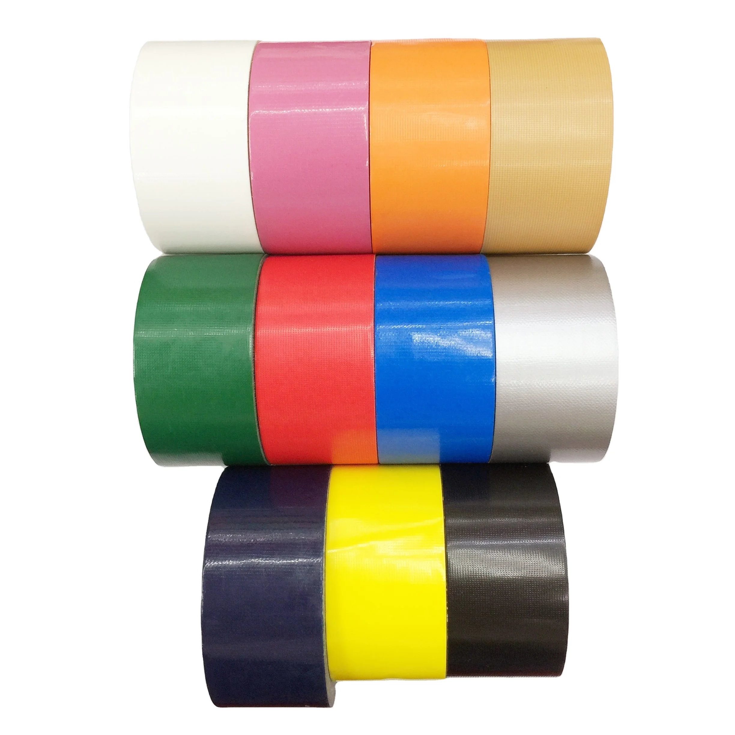India hot sale strong sticky silver PE duct tape water-proof packing tape black book and carpet binding adhesive cloth tape