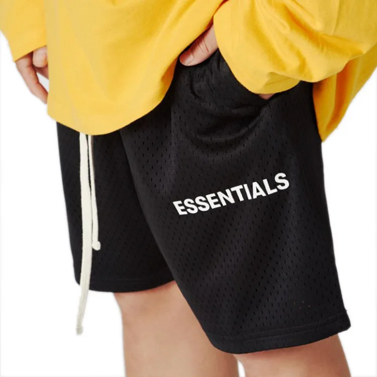 Custom Logo Digital Printing Sublimation Mesh Shorts Men Polyester Mesh Shorts Draw String Breathable Workout Shorts For Mens