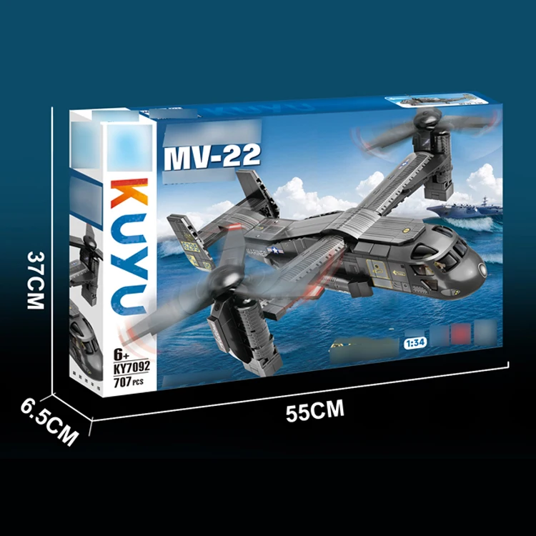 Air Force Army Attack Aircraft Building Block Set Fighter Plane Jet Military Bricks Gunship Star Wars-Toy Creative Construction